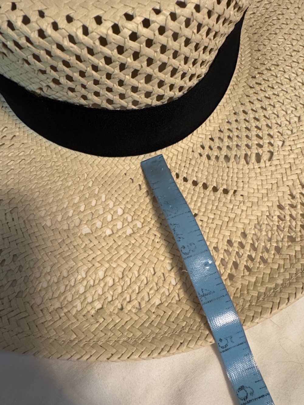 J.Crew Wide-brim boater hat with ribbon CI085 - Picture 3 of 9